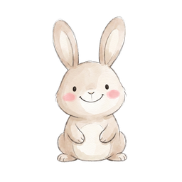 The bunny who keeps the Parent's Lounge cozy