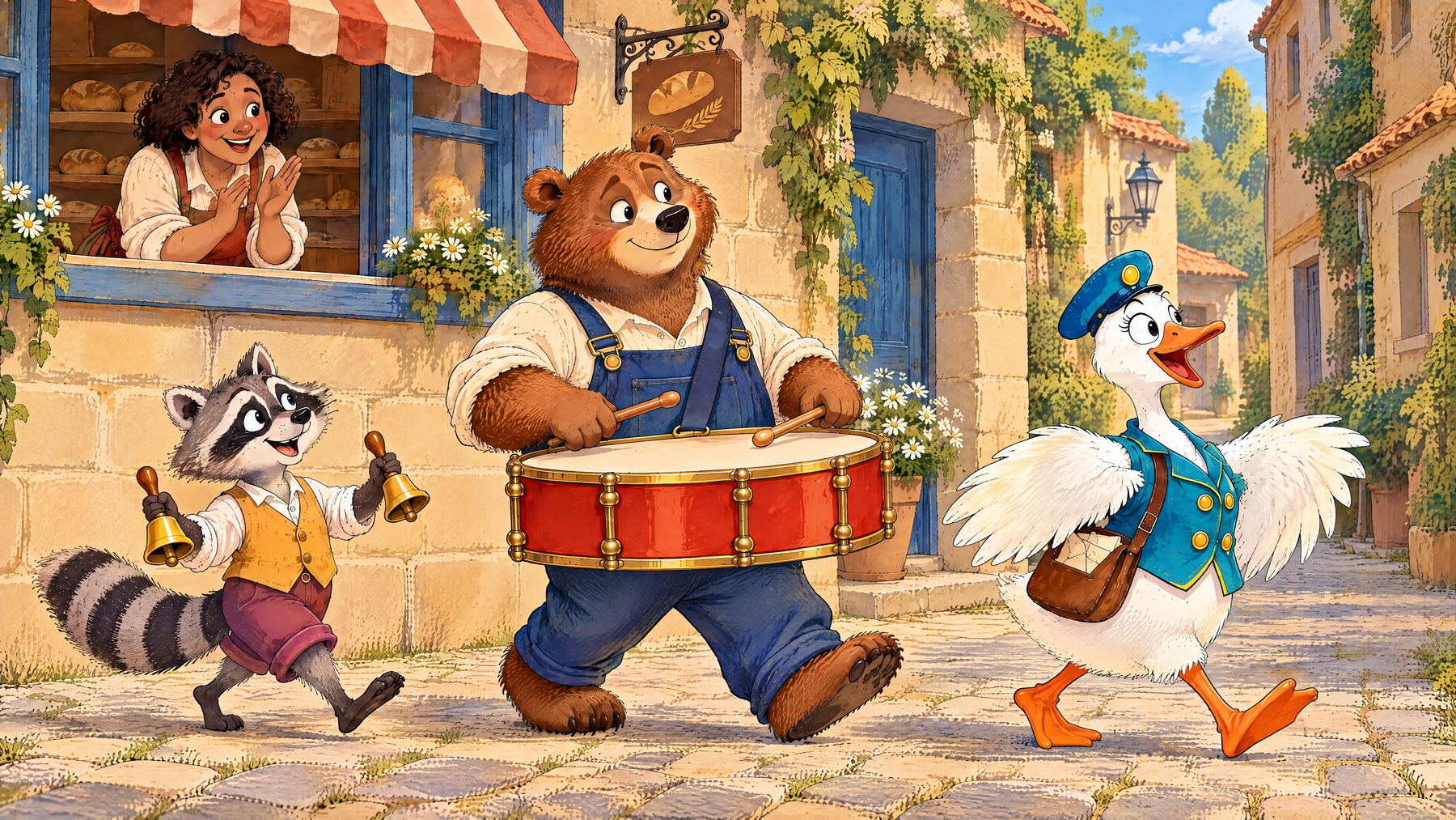 Back at the bakery, Bear prepares the ending for the waiting baker.